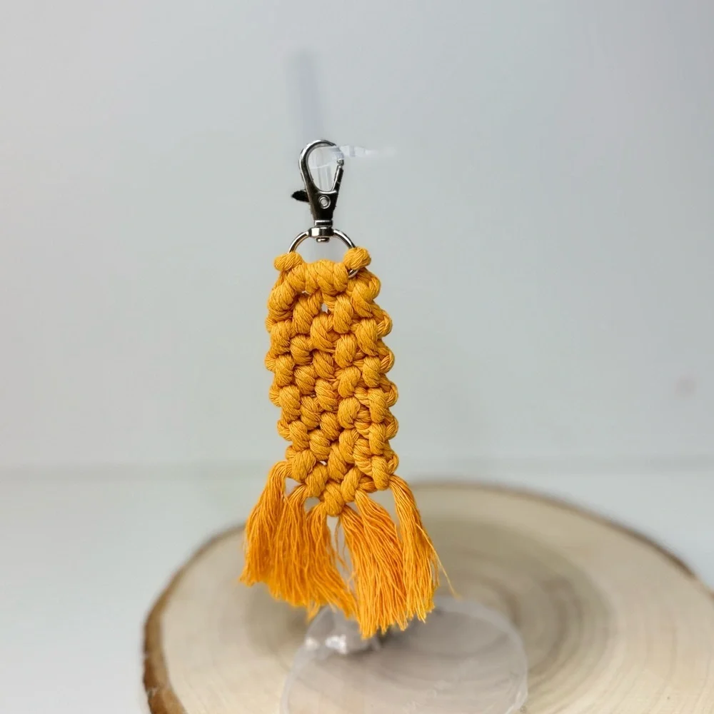 Braided Handcrafted Boho Macrame Keychain
